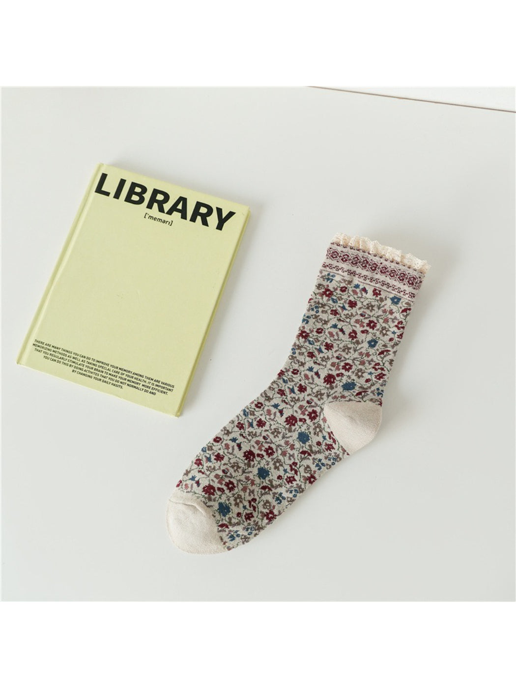 Rufia - Lace Bloomfield Crew Socks