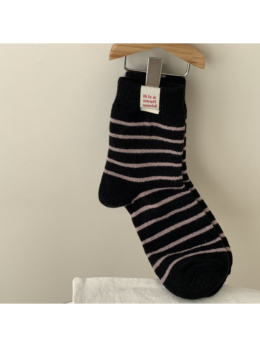 Rufia - Calm Tone Stripe Crew Socks