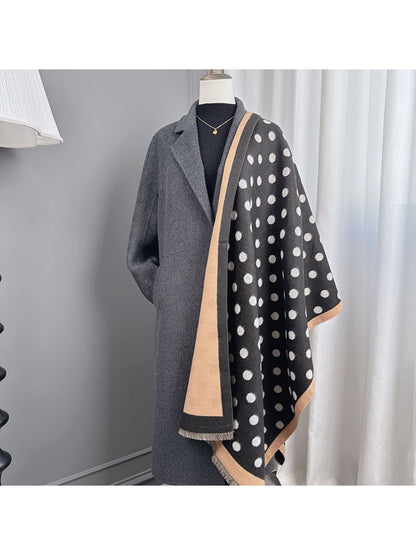 Scarvii - Soft Reversible Polka Dot Scarf
