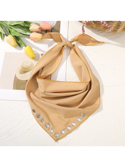 Scarvii Metal Grommet Bandana Headband