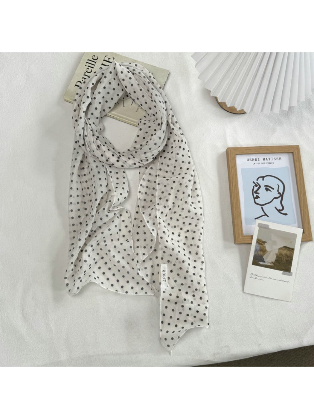 Scarvii - Mixed Print Lightweight Long Scarf