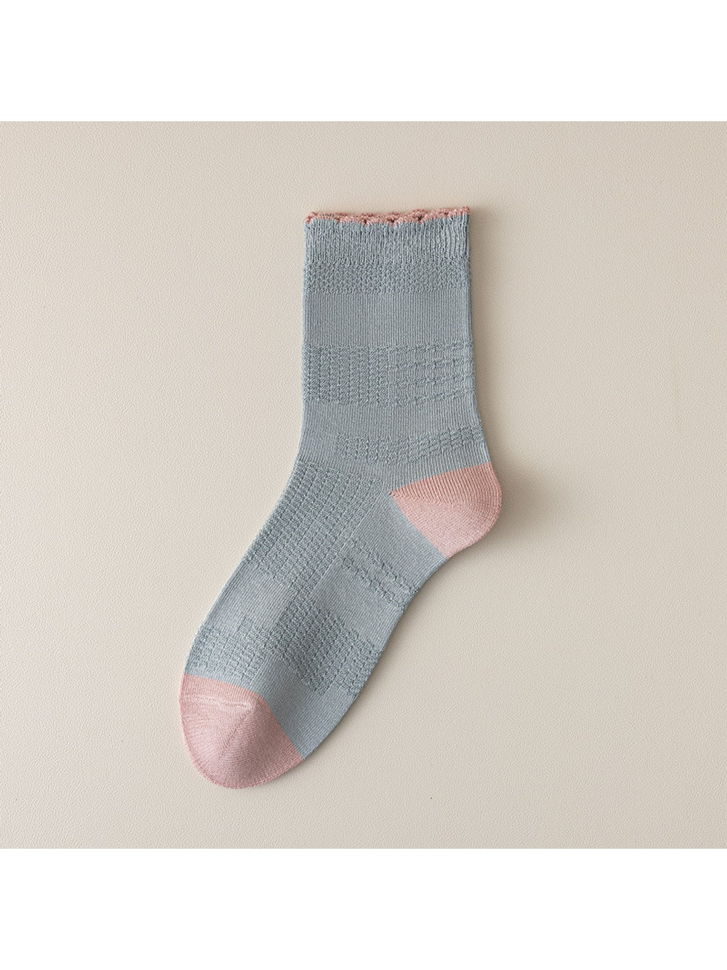 Rufia - Color Block Sweet Style Crew Socks
