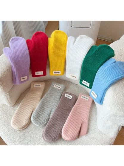 Gloving - Women's Long Finger-Covered Winter Gloves