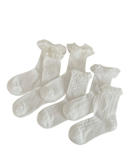 Rufia - Sweet Bow Detail Crew Socks