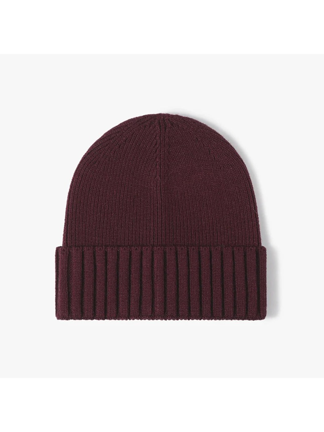Haila - Classic Solid Ribbed Cuffed Beanie