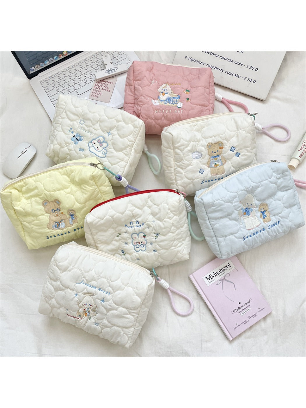 Cosbai - Portable Cartoon Toiletry Bag
