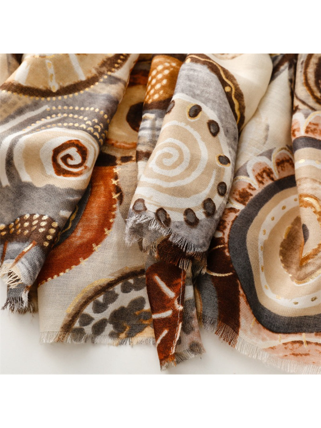 Scarvii - Soft Graphic Pattern Spring Summer Scarf