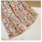 Shea - Floral Wide-Leg Long Pants - Loose & Cheerful