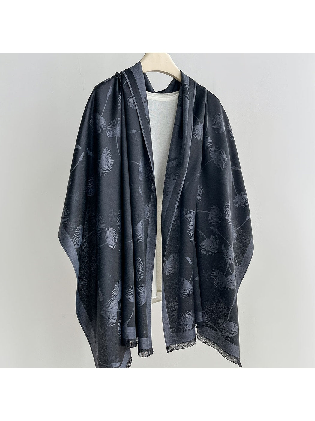 Scarvii - Elegant Dandelion Print Summer Wrap Scarf
