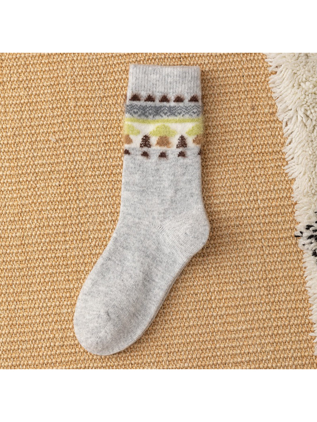 Rufia - Mushroom Pattern Knit Crew Socks product image 8
