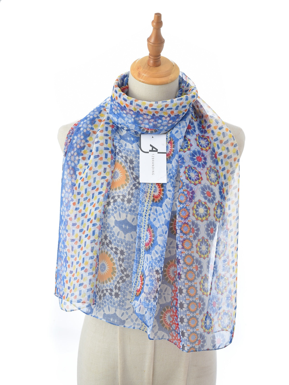 Scarvii - Boho Flowy Thin Scarf - Soft & Breathable