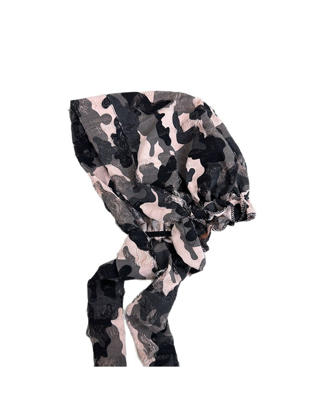 Haila - Camo Pattern Brimless Knit Hat