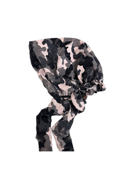 Haila - Camo Pattern Brimless Knit Hat
