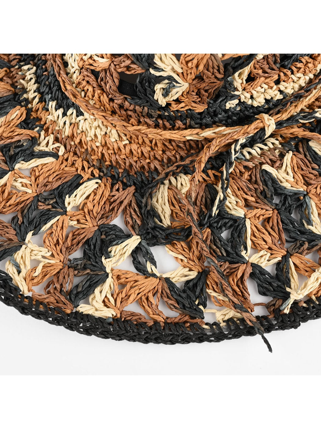 Haila - Broad Brim Foldable Retro Style Sun Hat