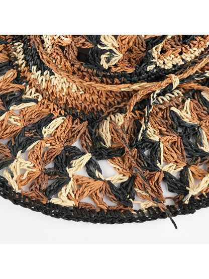Haila - Broad Brim Foldable Retro Style Sun Hat