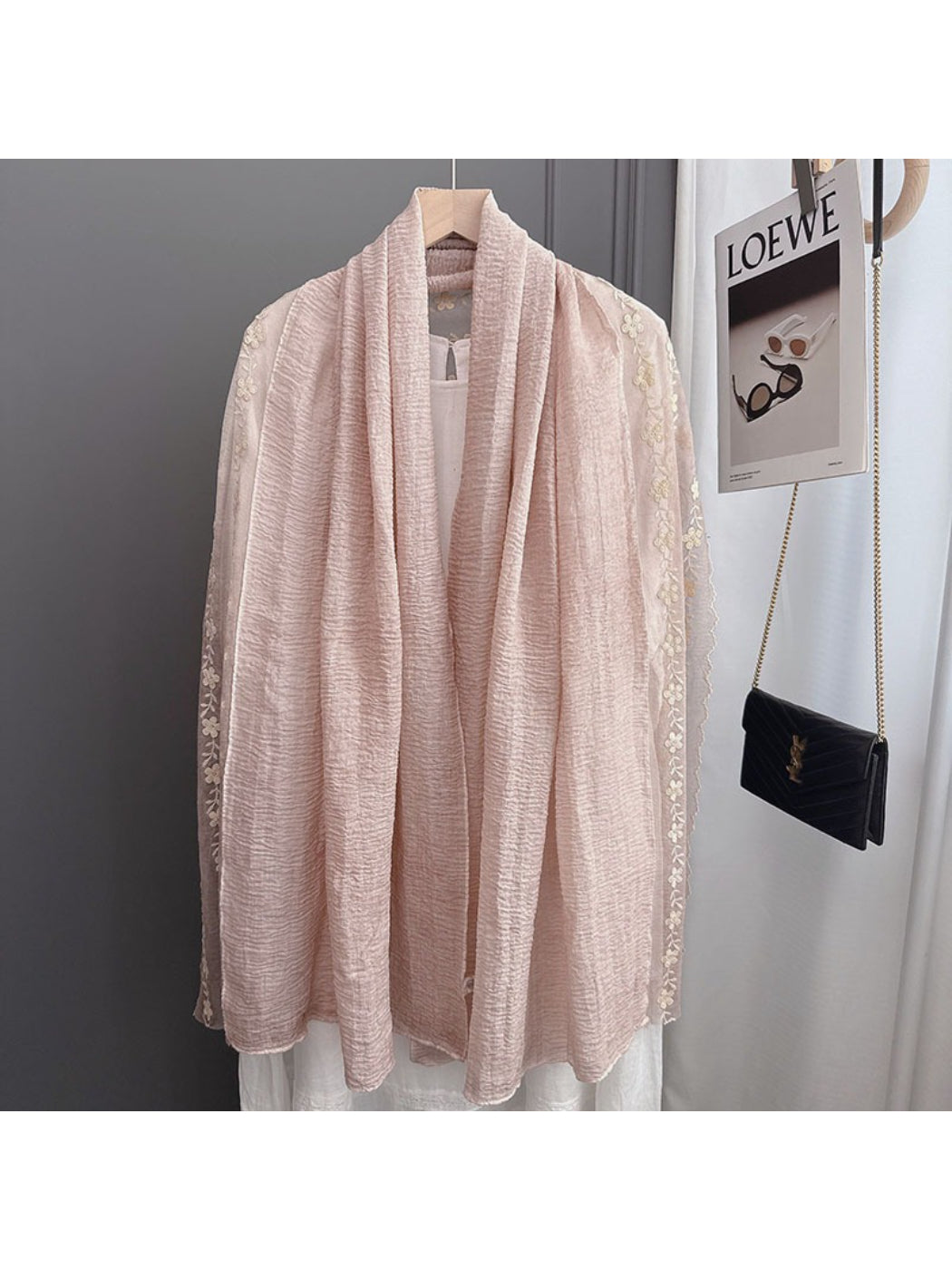 Scarvii - Spring Embroidered Layer Scarf