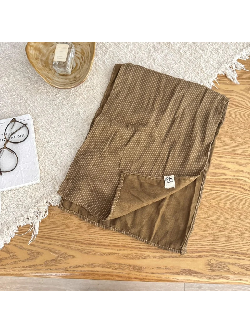 Scarvii - Fine Stripe Lightweight Scarf