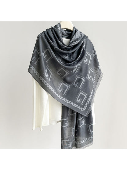 Scarvii - Summer Huiwen Pattern Wrap Scarf
