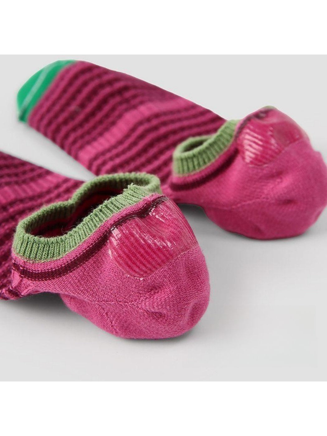 Rufia - Striped Colorblock Fashion No-Show Socks