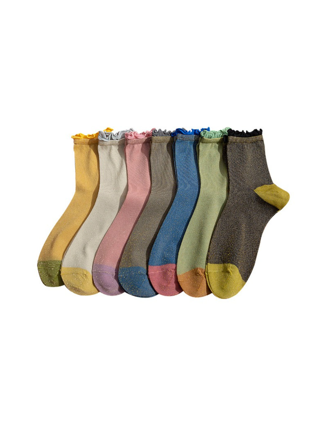 Rufia - Colorblock Ribbed Crew Socks product image 4