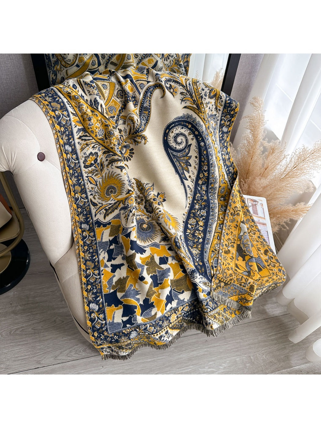 Scarvii – Bohemian Paisley Winter Scarf & Shawl