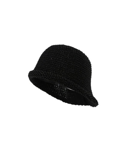 Close-up of Haila bucket hat showing soft textured fabric in beige