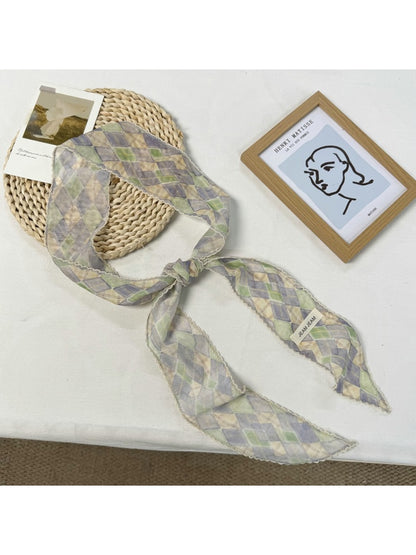 Scarvii - Lace Edge Floral and Paisley Long Scarf
