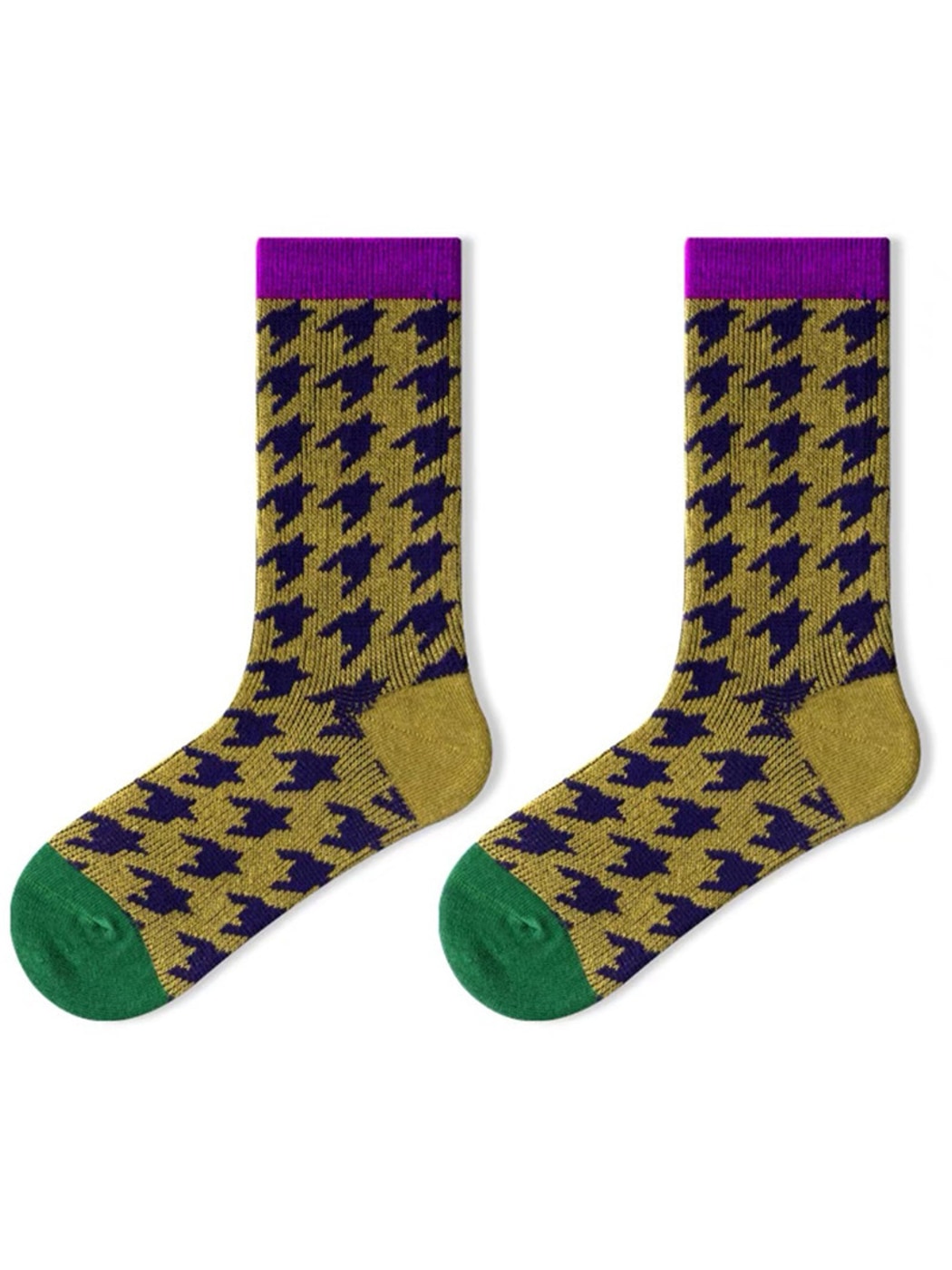 Rufia - Patterned Daily Wear Crew Socks