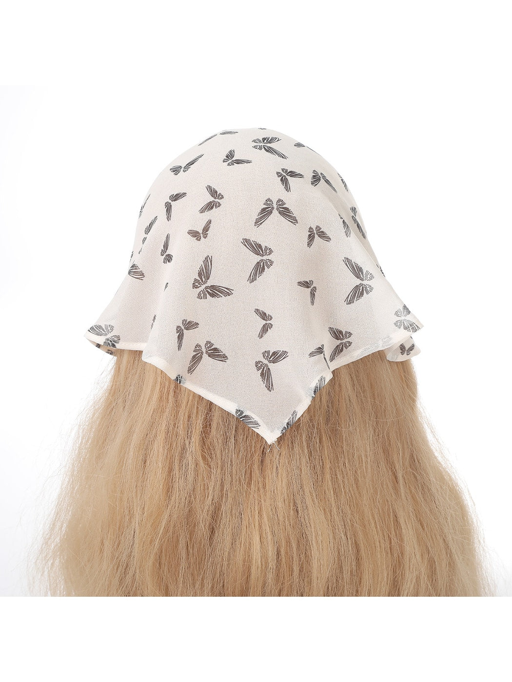 Scarvii - Chic Butterfly Print Triangle Bandana