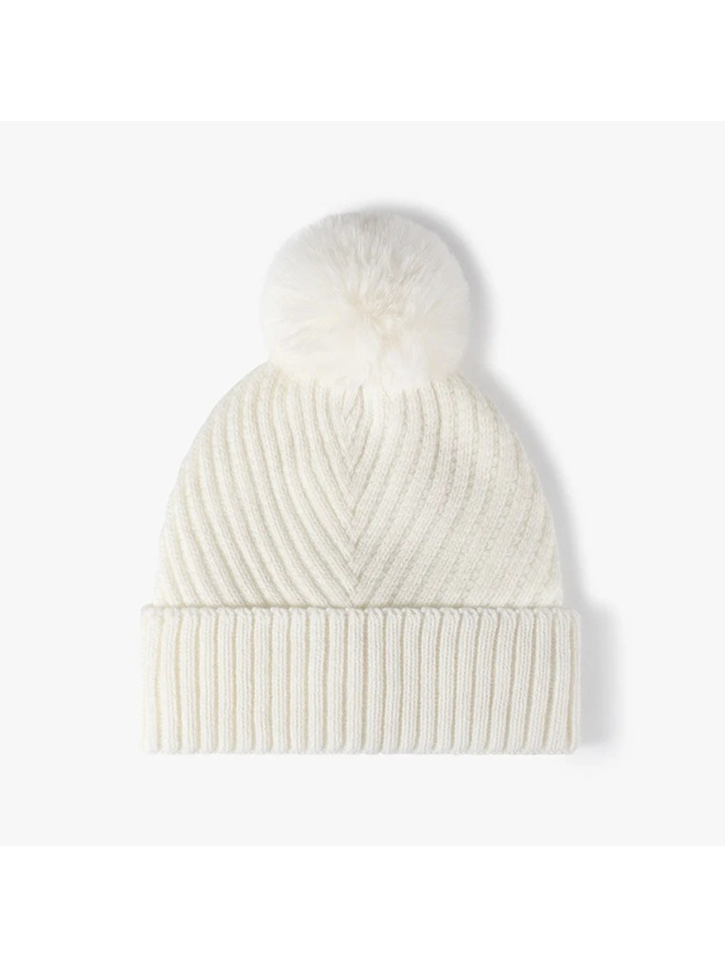 Haila - Pom-Pom Cuffed Knit Beanie