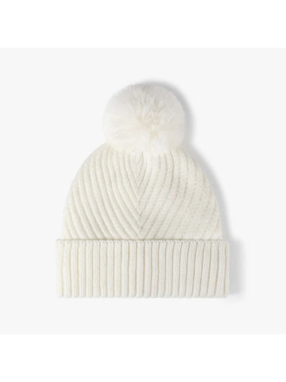 Haila - Pom-Pom Cuffed Knit Beanie