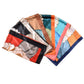 Scarvii - Square Scarf with Elegant Camellia Print