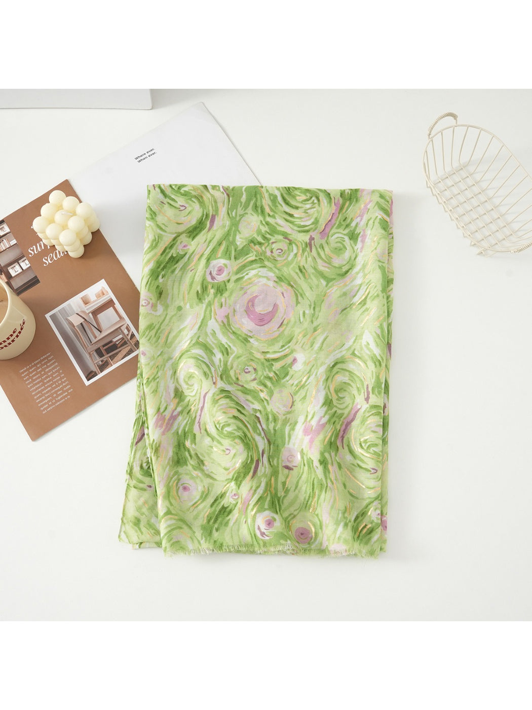 Scarvii - Dreamy Swirl Art Abstract Scarf