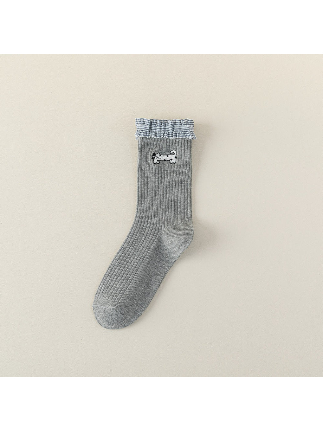 Rufia - Frill Cuff Cat Crew Socks product image 7