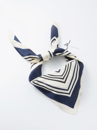 Scarvii - Striped Square Scarf
