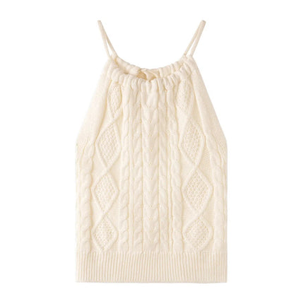Vesty - Solid Color Knit Vest – Versatile & Stylish