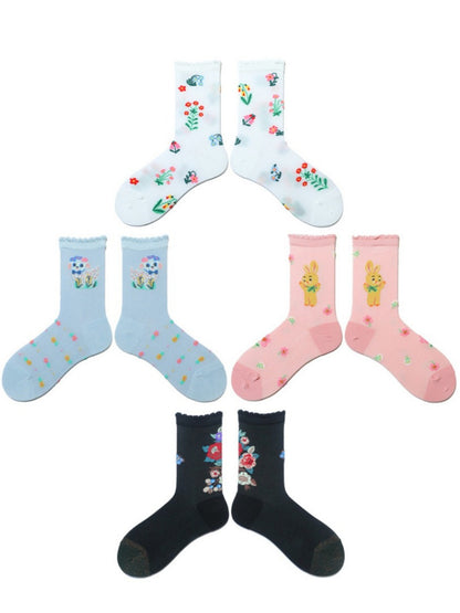 Rufia - Fresh Style Cute Mid-calf Socks – Sweet & Simple