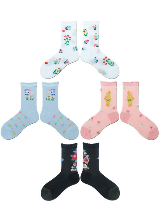 Rufia - Fresh Style Cute Mid-calf Socks – Sweet & Simple
