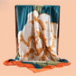 Scarvii - Square Scarf with Elegant Camellia Print