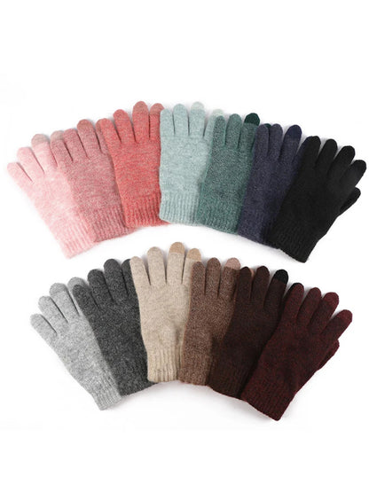 Gloving - Solid Knit Touchscreen Winter Gloves