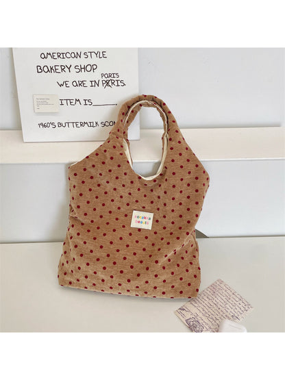 Cosbai Ditsy Floral Cosmetic Pouch open showing spacious interior