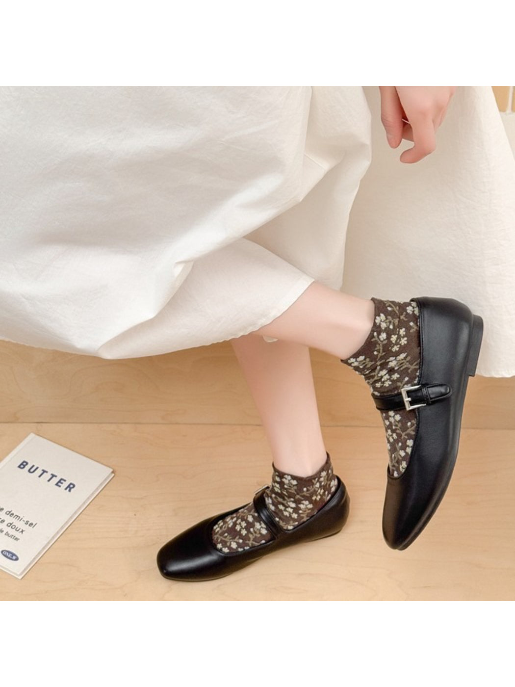 Rufia - Meadow Blossom Ankle Socks