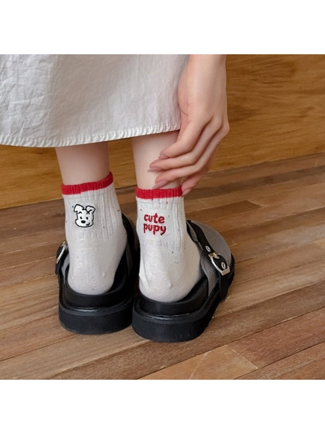 Rufia - Casual Rib Knit Ankle Socks product image 3