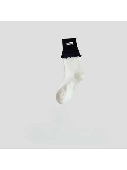 Rufia - Soft Cuff Detail Crew Socks