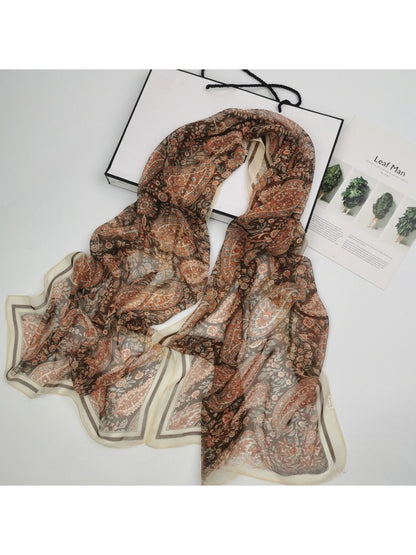 Scarvii - Boho Paisley Chiffon Scarf