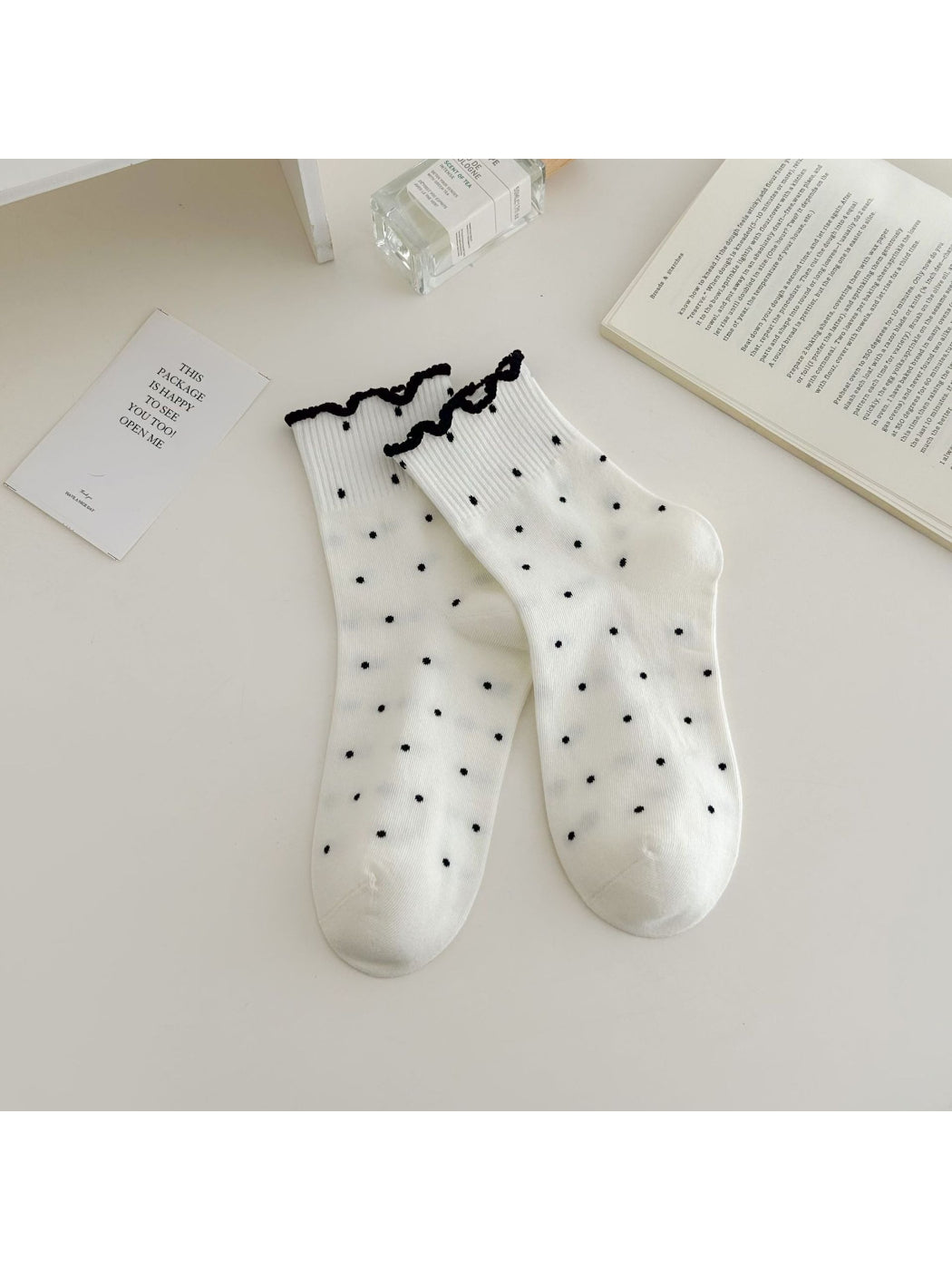 Rufia - Polka Dot Lettuce Crew Socks product image 4
