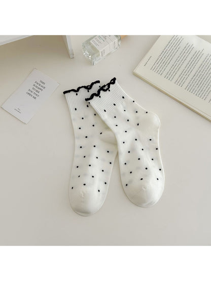Rufia - Polka Dot Lettuce Crew Socks product image 4
