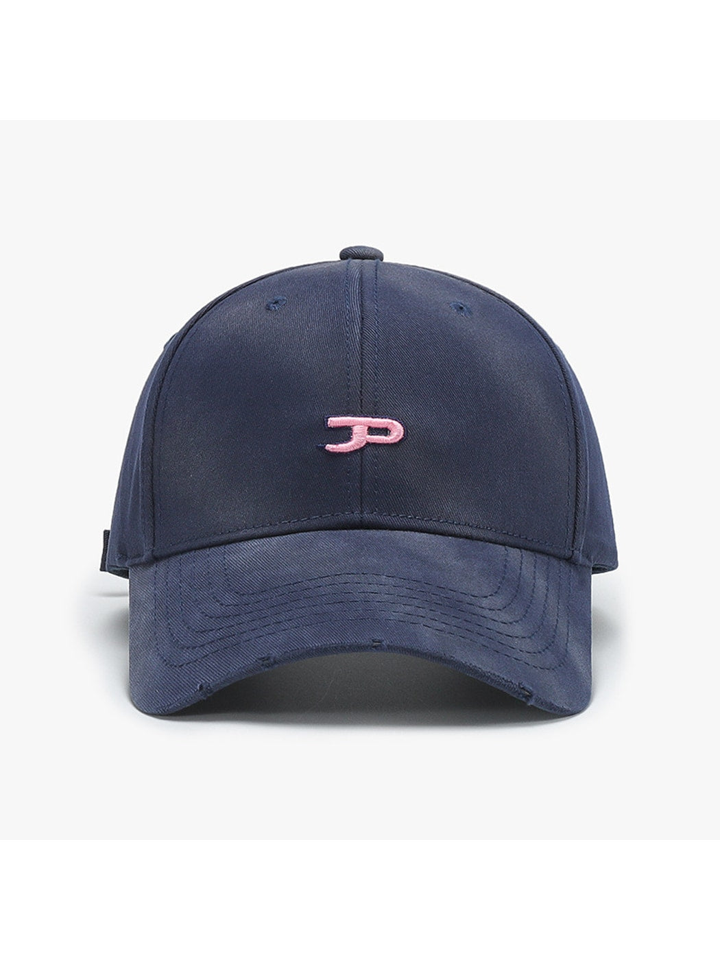 Haila - Round Crown Adjustable Curved Brim Baseball Cap