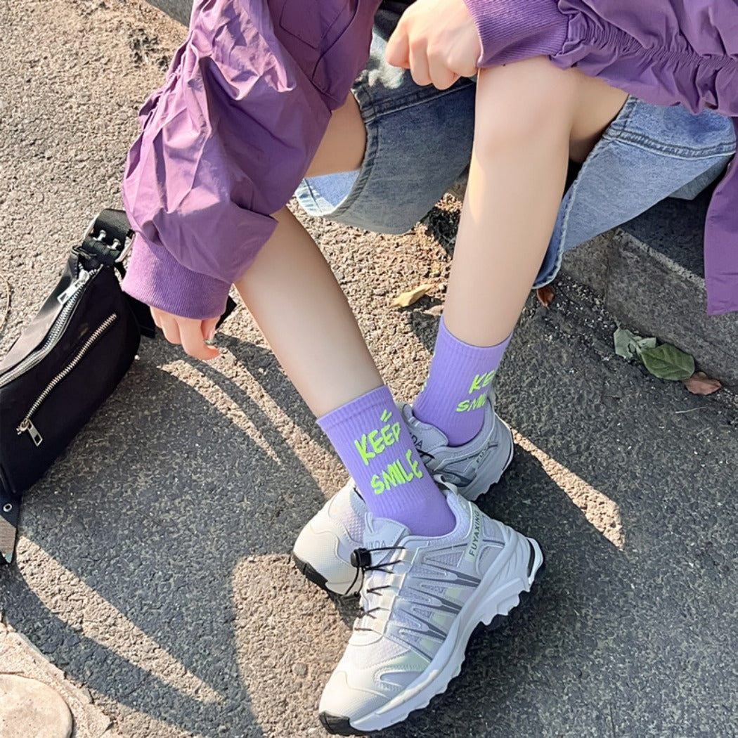 Rufia - Sporty Mid-Calf Socks - Breathable & Comfort