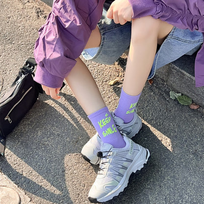 Rufia - Sporty Mid-Calf Socks - Breathable & Comfort